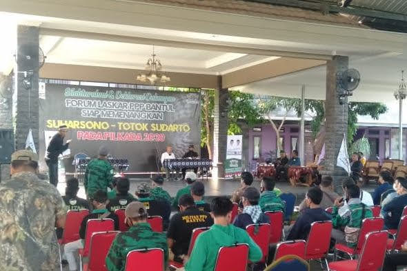 Forum Laskar PPP Dukung Pilkada Bantul 2020 Berjalan Aman.