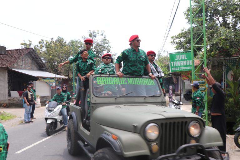 Laskar Mubarok Dukung kepolisian menjaga Kamtibmas di Wilayah Bantul.