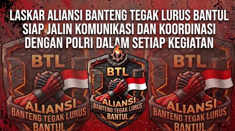 Laskar Aliansi Banteng Tegak Lurus Bantul Siap Jalin Komunikasi dan Koordinasi dengan Polri dalam Setiap Kegiatan