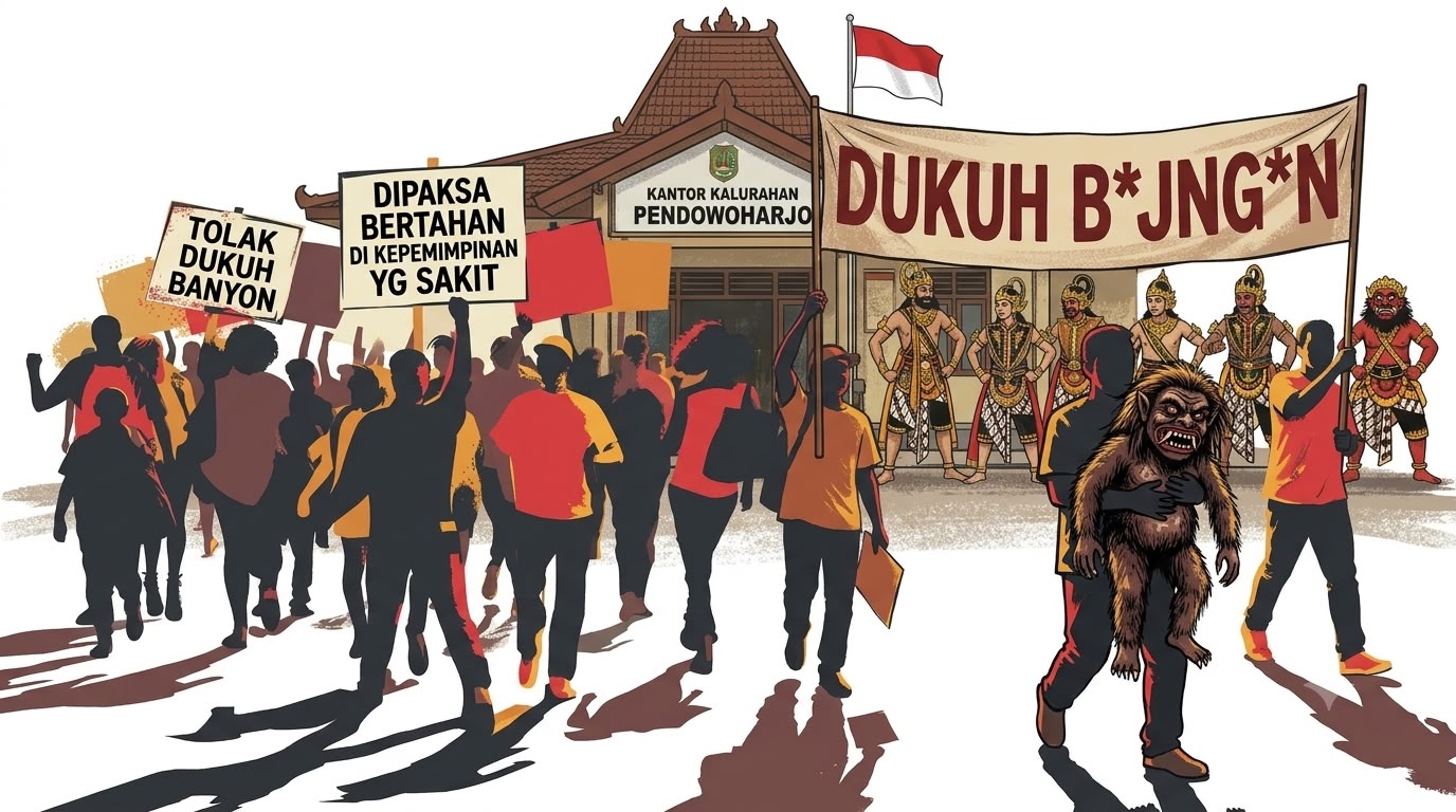 WARGA PADUKUHAN BANYON BERKOMITMEN BERSAMA DALAM MENJAGA SITUASI KAMTIBMAS TETAP AMAN DAN KONDUSIF